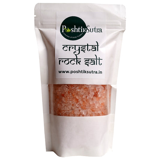 Poshtik Sutra Premium Black Salt - Elevate your dishes with all-natural, preservative-free purity and rich flavour